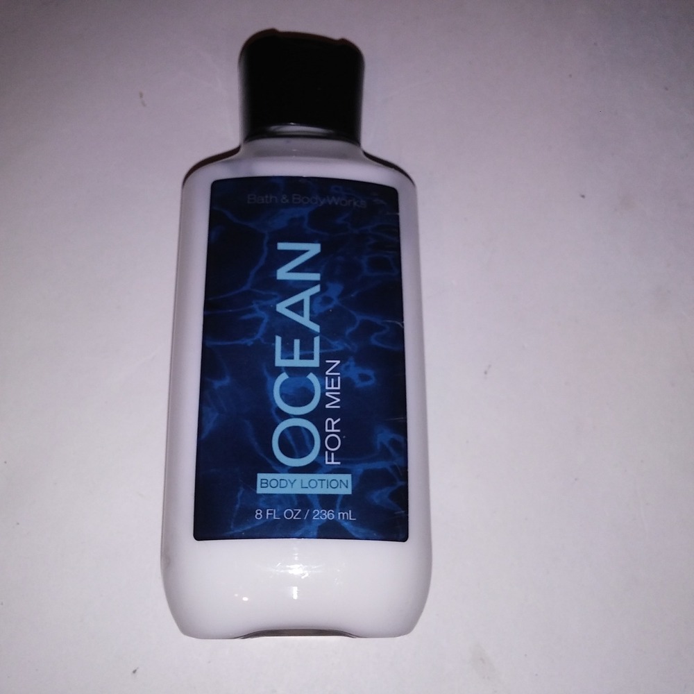 Bath and Body Works Lotion Ocean For Men Full Size 8oz New